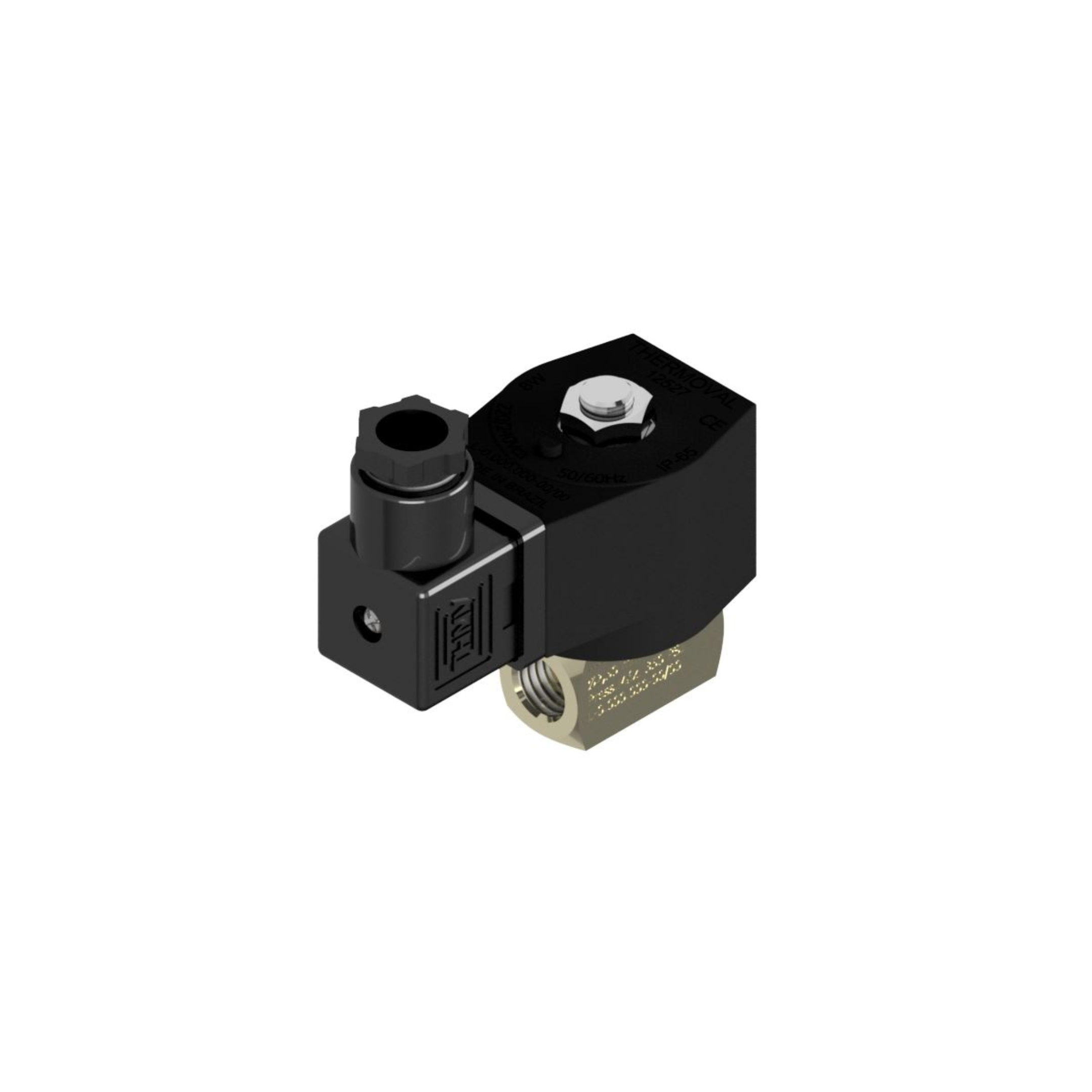 Válvula Solenoide 1/4" bsp tensão 220/240v 50/60hz 2/2 vias, nf, para linha de compressores, compativel para equipamentos sonoda