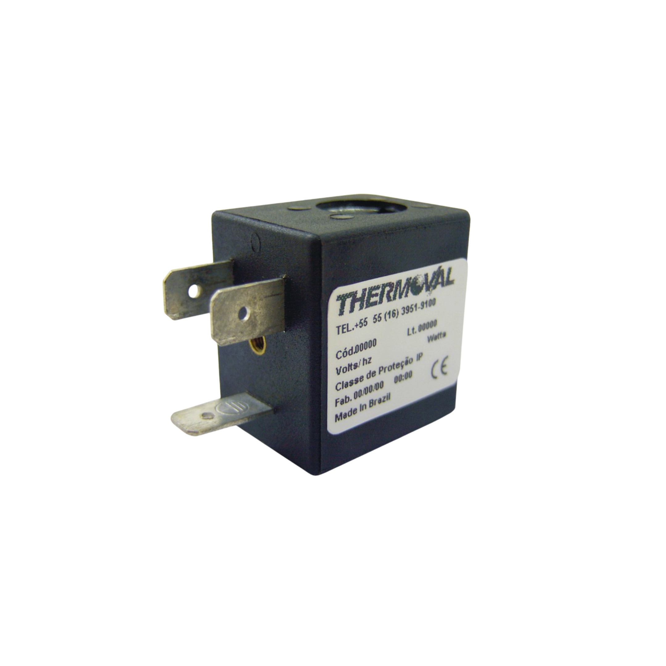 Bobina Solenoide Thermoval tensão 24vcc linha odonto e linha automotiva