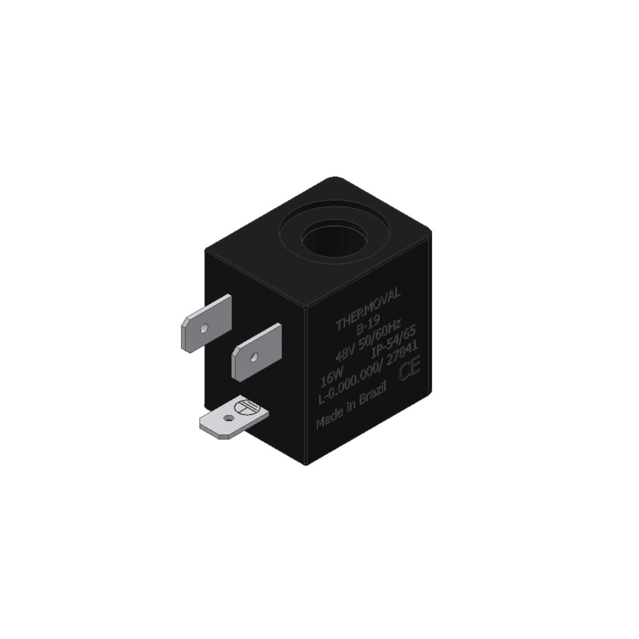 Bobina Solenoide Thermoval tensão 48v 50/60hz linha industrial e maquina de solda
