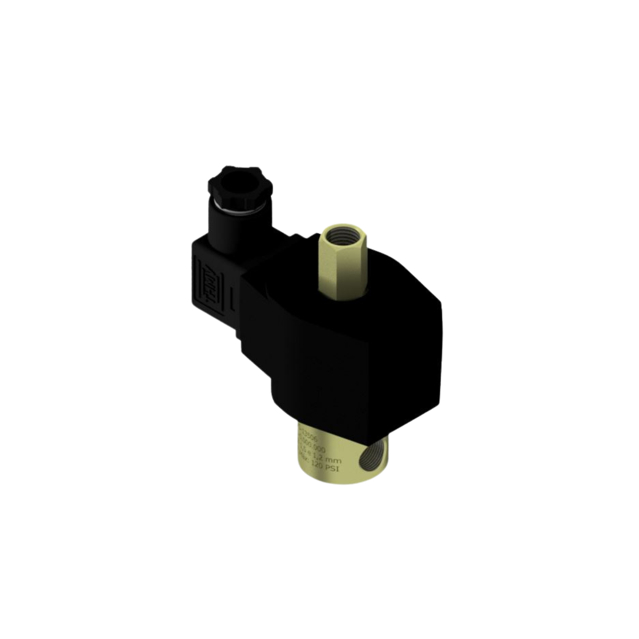 Válvula Solenoide 1/4"npt, tensão 220/240vca, 50/60hz, 3/2 vias, nf, linha industrial