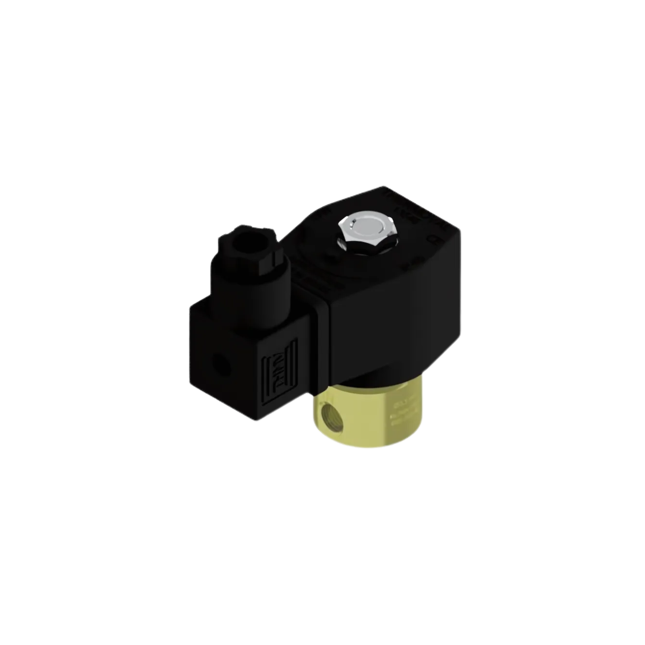 Válvula Solenoide 1/8? npt tensão 24vcc 2/2 vias, nf, para linha automação, compativel para equipamentos olintec