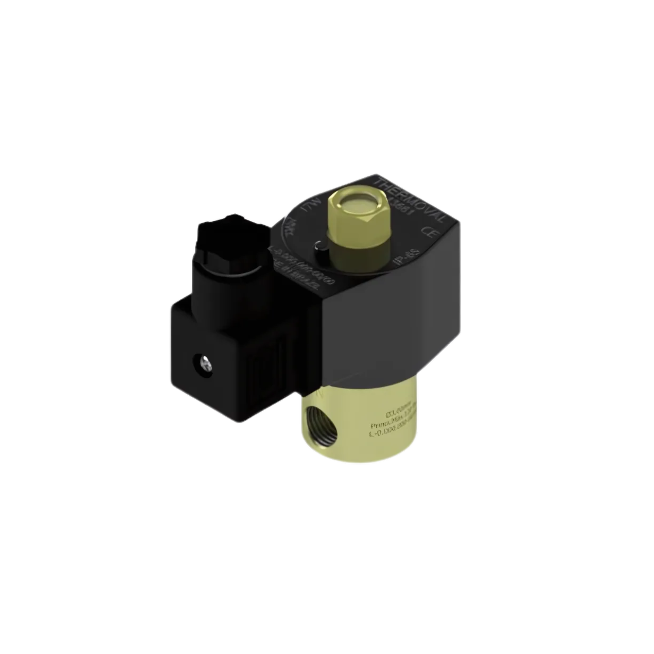 Válvula Solenoide 1/4"npt, tensão 110/127vca, 50/60hz, 2/2 vias, na, linha industrial