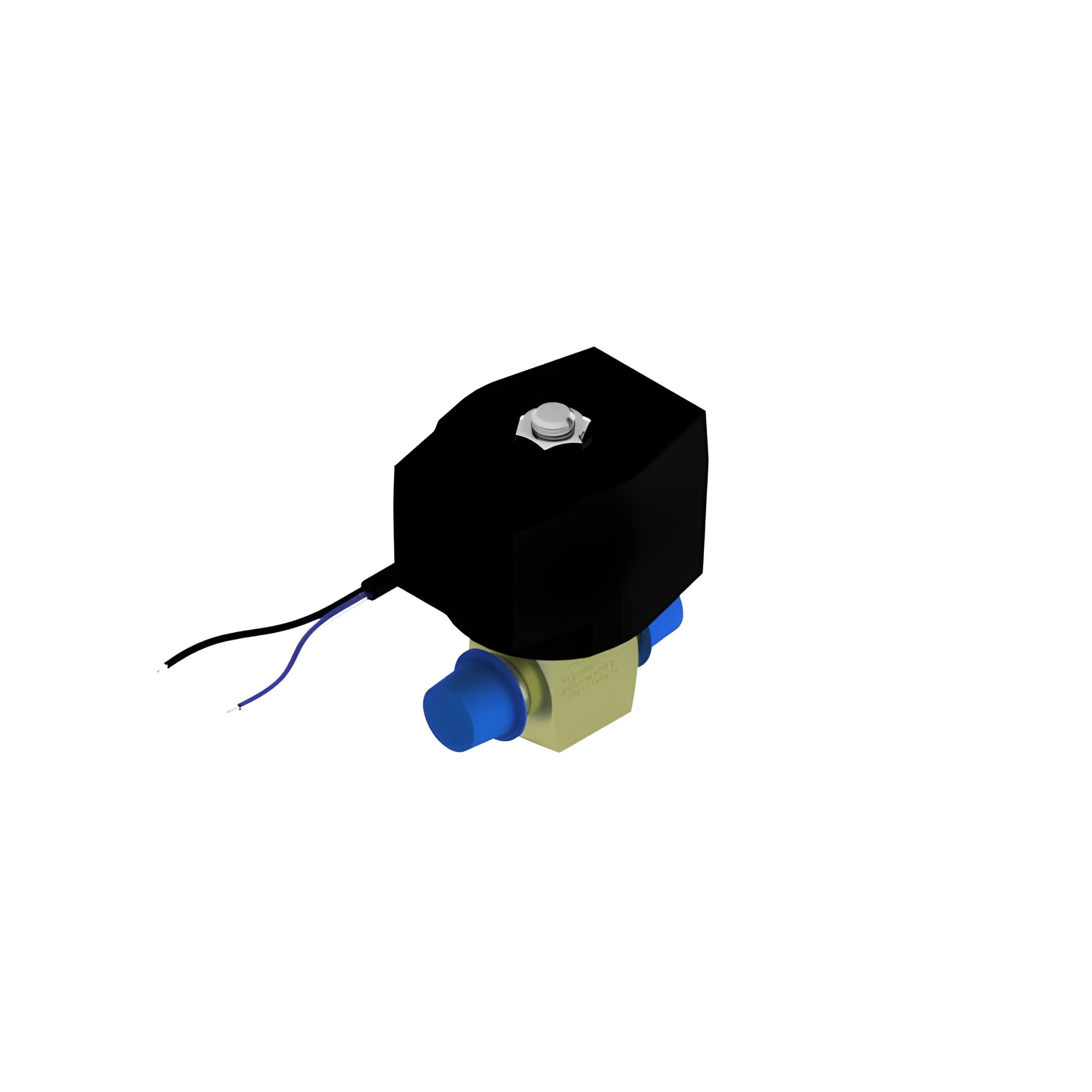 Solenoide 2 Vias 12V 3/8 Evr3 Refrigeração Automotiva