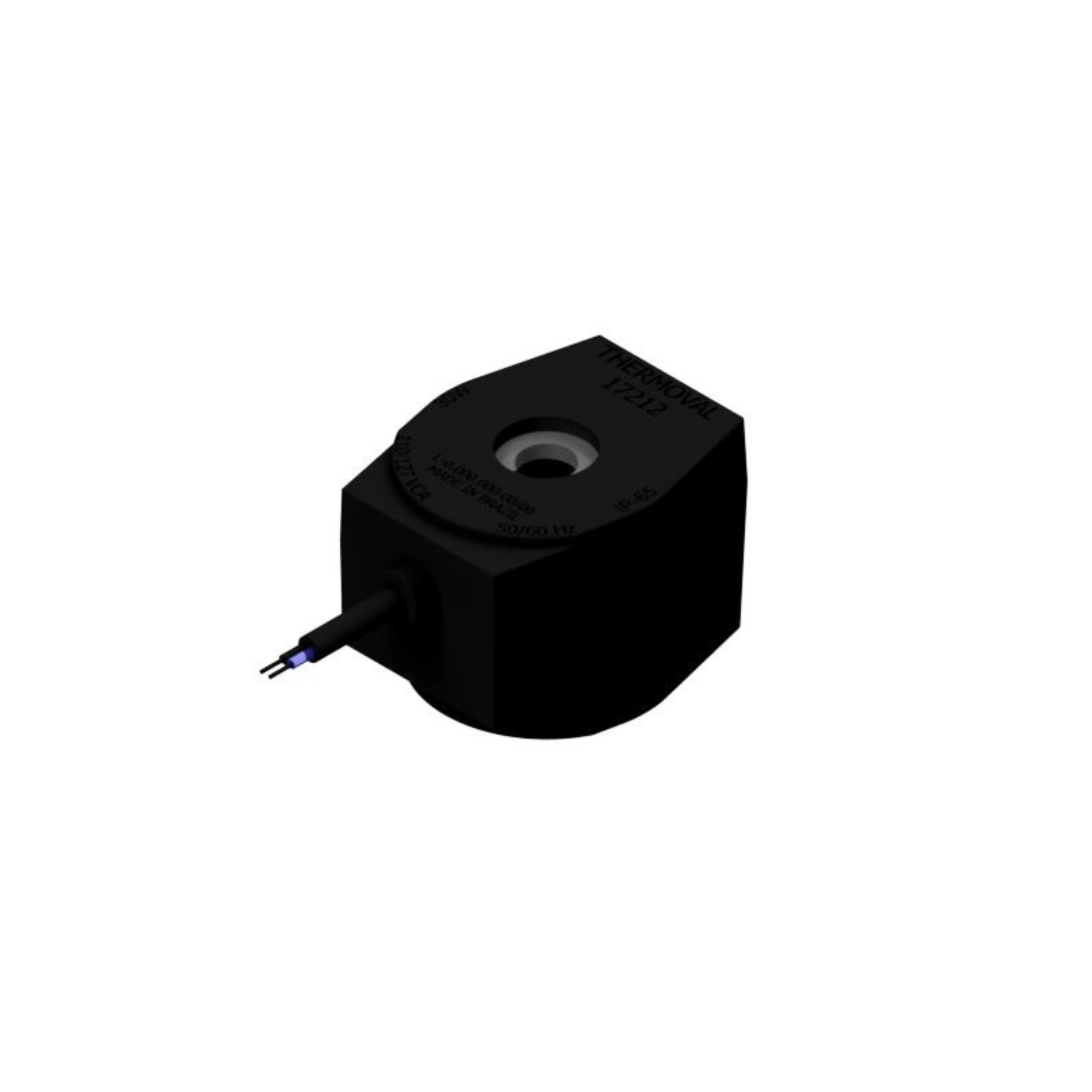 Bobina solenoide Thermoval tensão 110/127v 50/60hz potencia de 30w para valvulas solenoides de refrigeração 17047