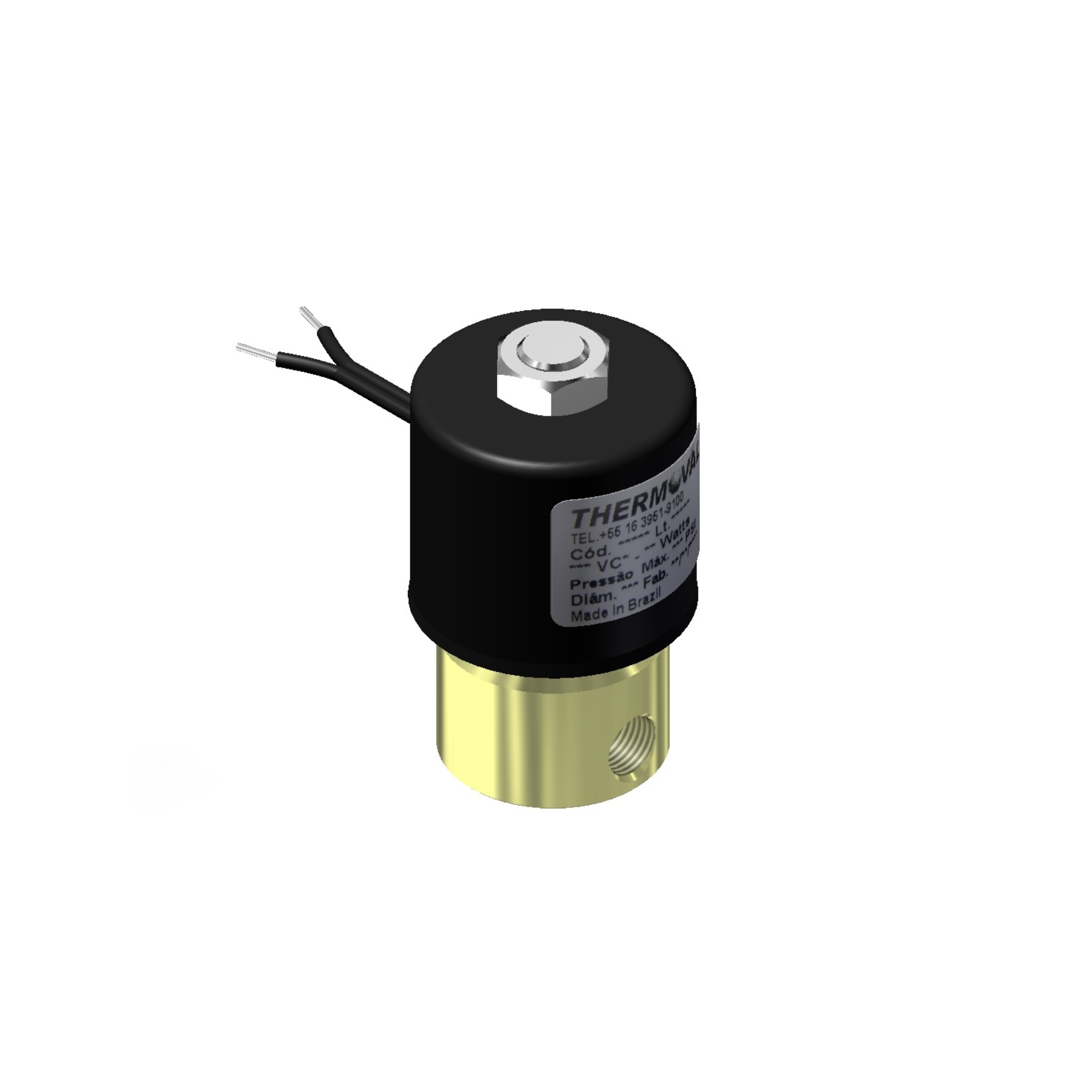 Válvula Solenoide 2/2 NF 1/8 NPT 127V 17W IP52 Viton