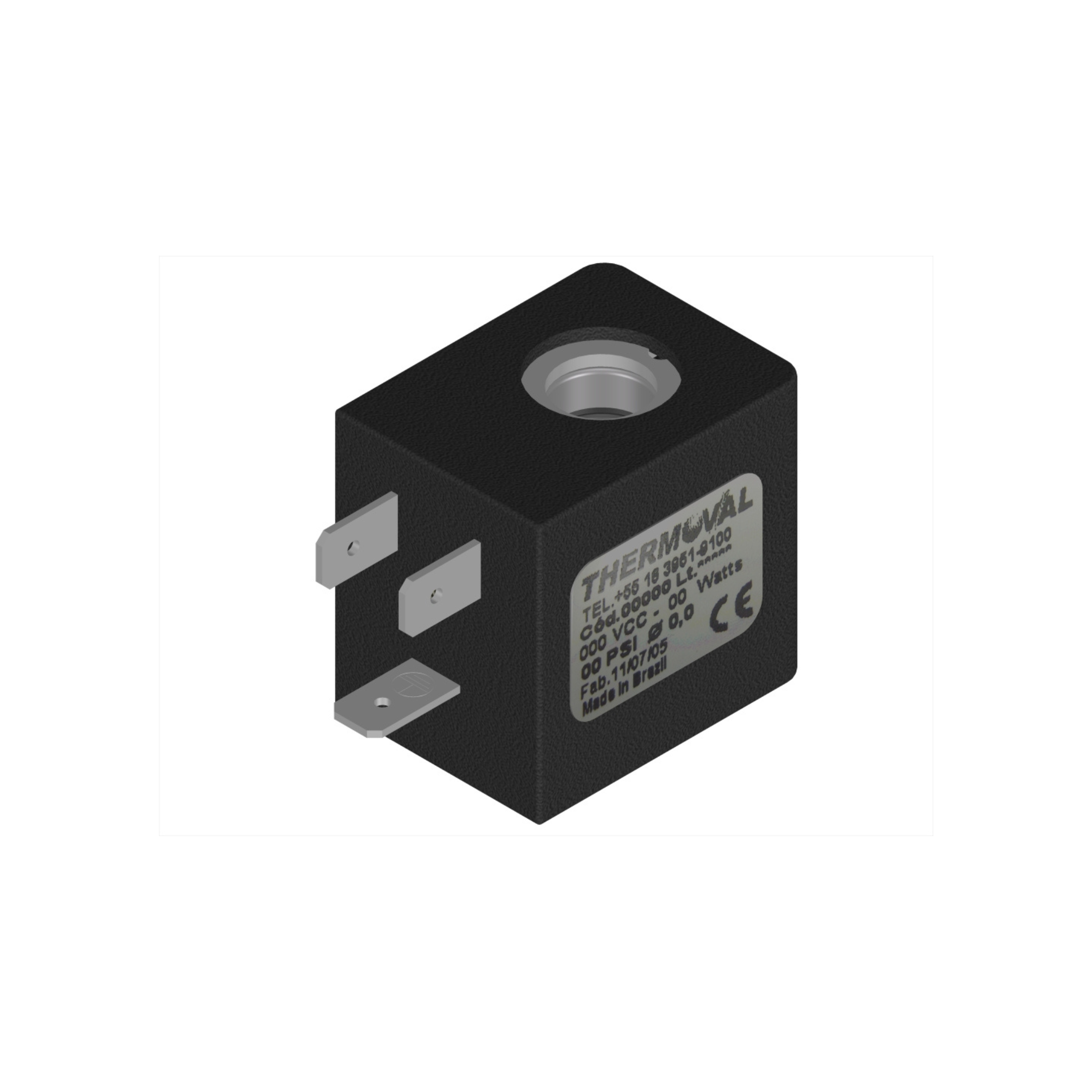 Bobina Solenoide Thermoval tensão 220/240v 50/60hz potencia de 14w para valvulas solenoides maquinas de gelo