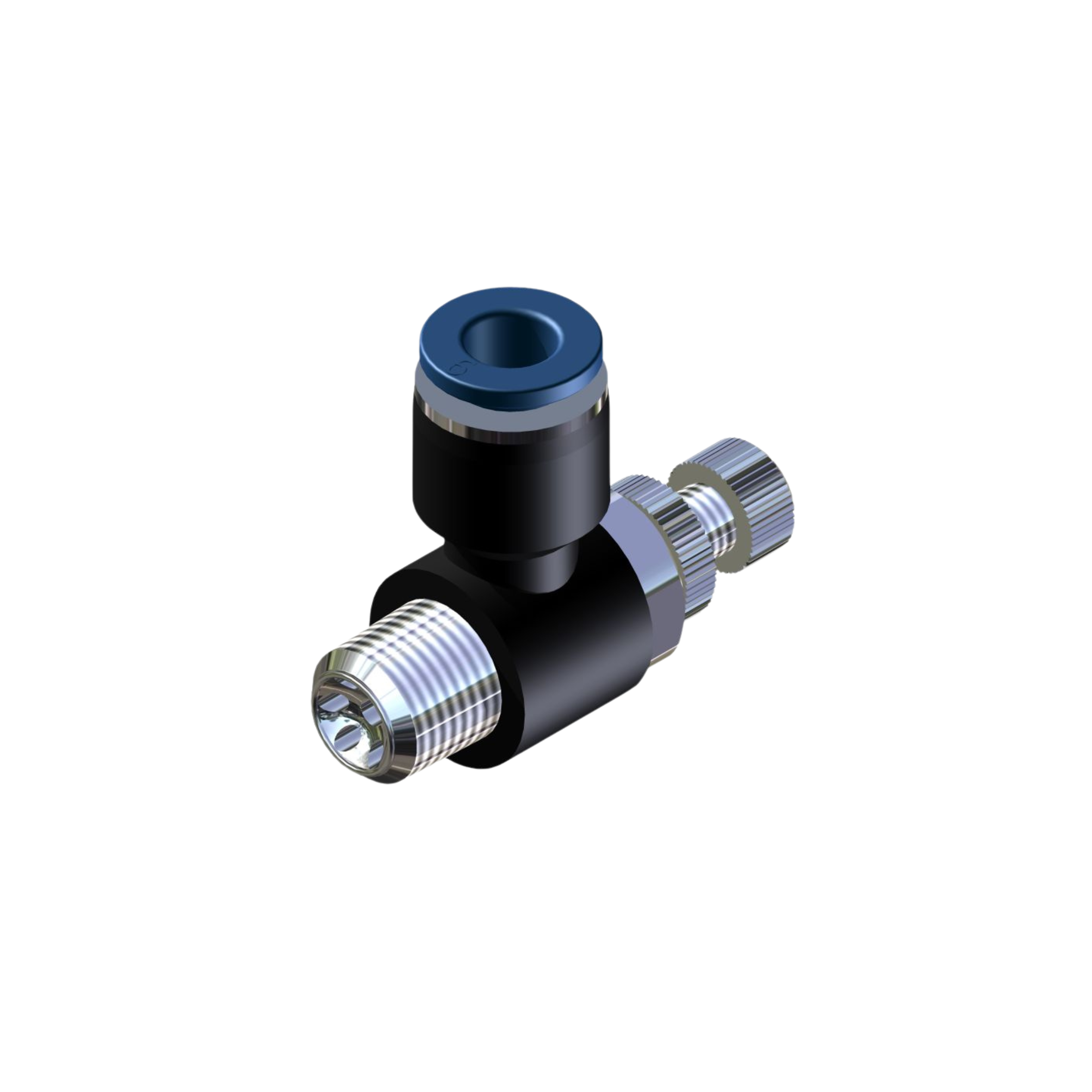 Valvula Pneumatica Reguladora 1/8" npt tubo 6mm