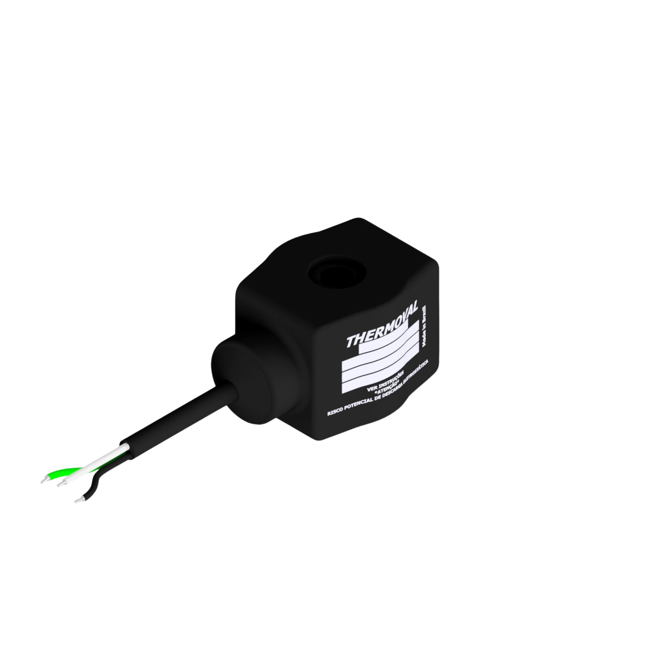 Bobina Solenoide Thermoval tensão 24vcc linha automotiva e industrial, produto com certificação ex