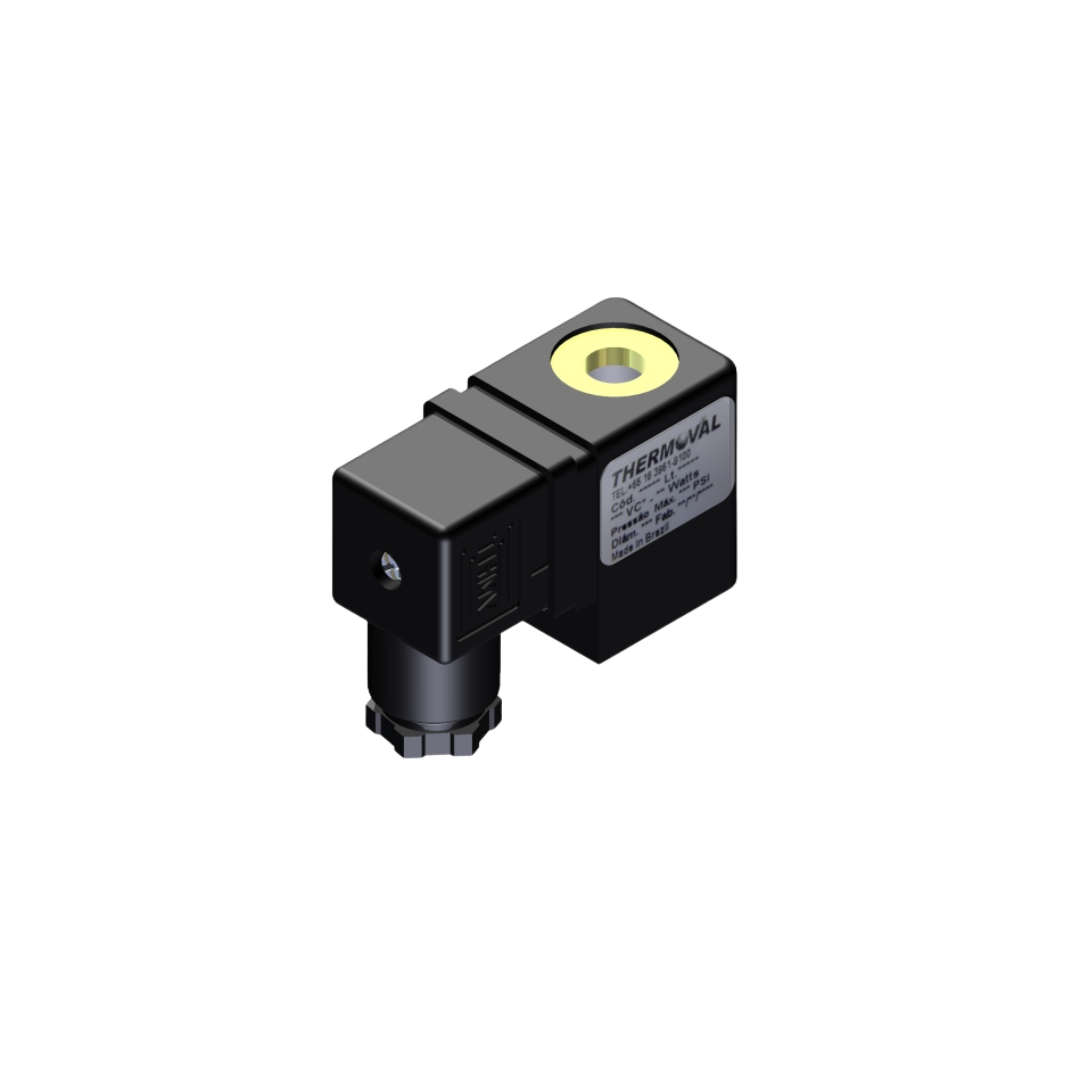 Bobina Solenoide Thermoval tensão 24vcc linha automotiva e industrial