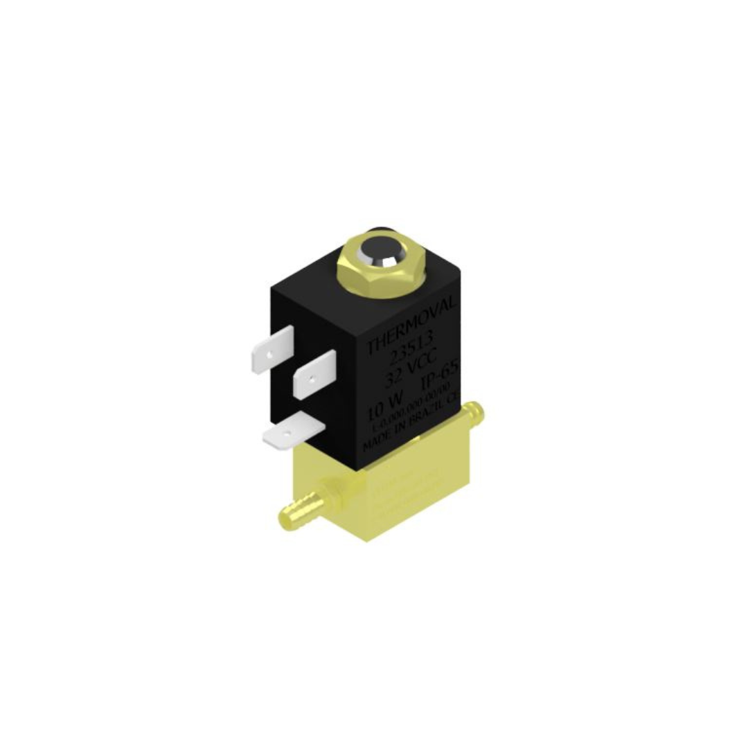 Válvula Solenoide 2 Vias Ø4,8mm 32VCC 10W IP65