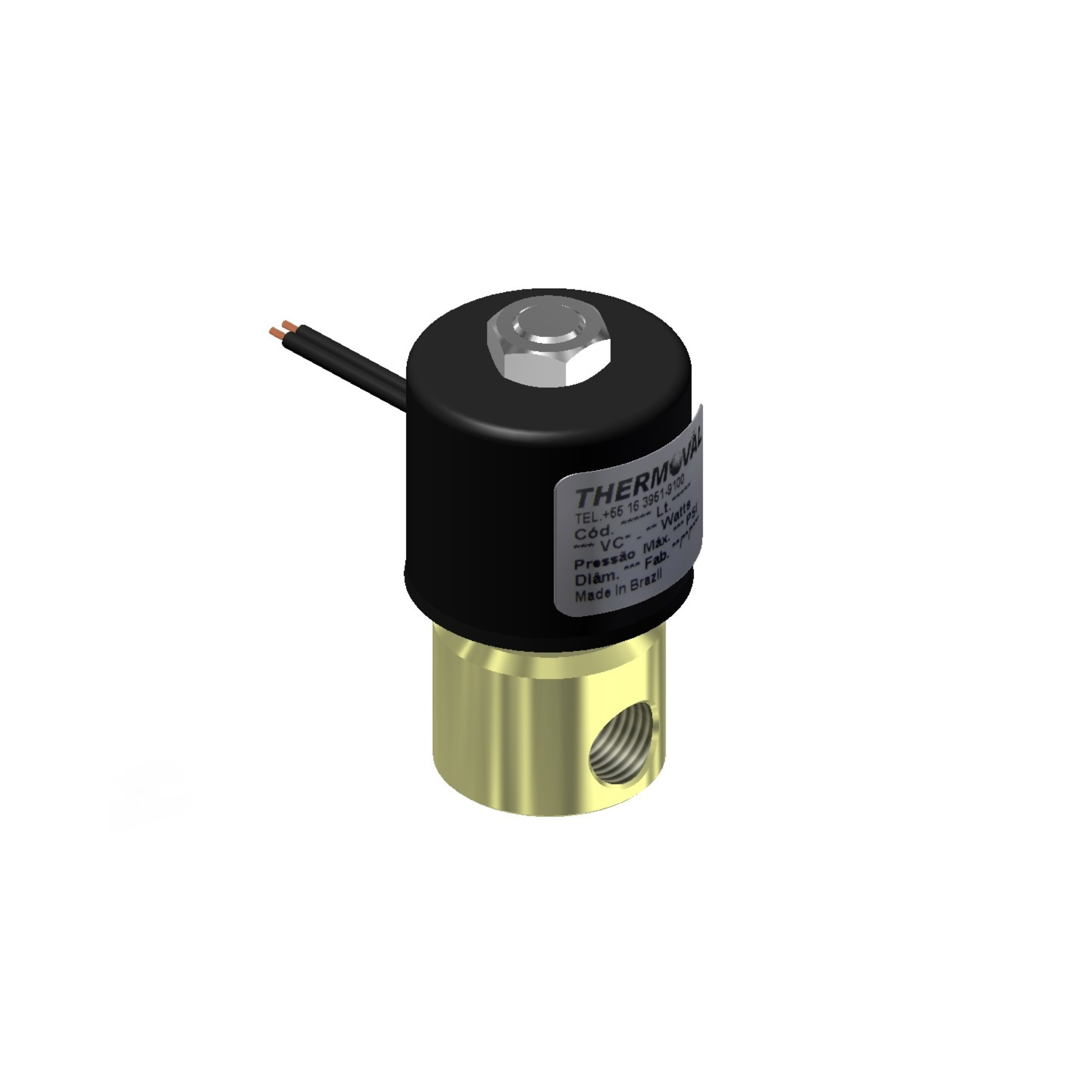 Válvula Solenoide 2 Vias 1/4 NPT 220/240V 9W IP52