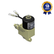 Válvula Solenoide 2/2 Vias NF 1/2" UNF 24 Vca Thermoval para Odonto e Vácuo