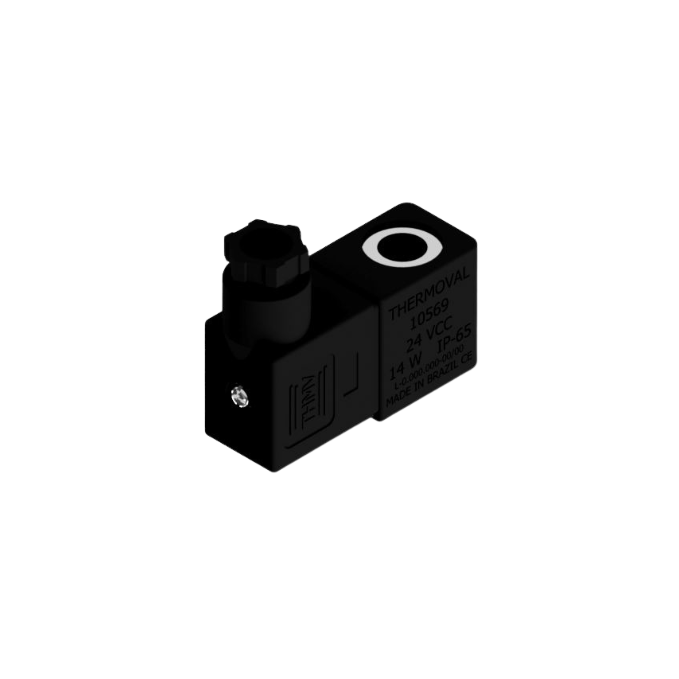 Bobina Solenoide Thermoval tensão 24vcc linha odonto e linha automotiva