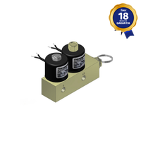 Bloco Manifold Thermoval 1/8" e 1/4" NPT com Válvula de Segurança 2/2 Vias NF/NA 220 Vca