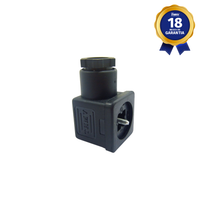 Kit 5x Conector DIN 43650A Thermoval para Bobina Solenoide