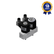 Bloco Manifold Duplo 3/4" NPT com Regulagem 2/2 Vias NF 220/240 Vca Thermoval Compatível com Holamaq