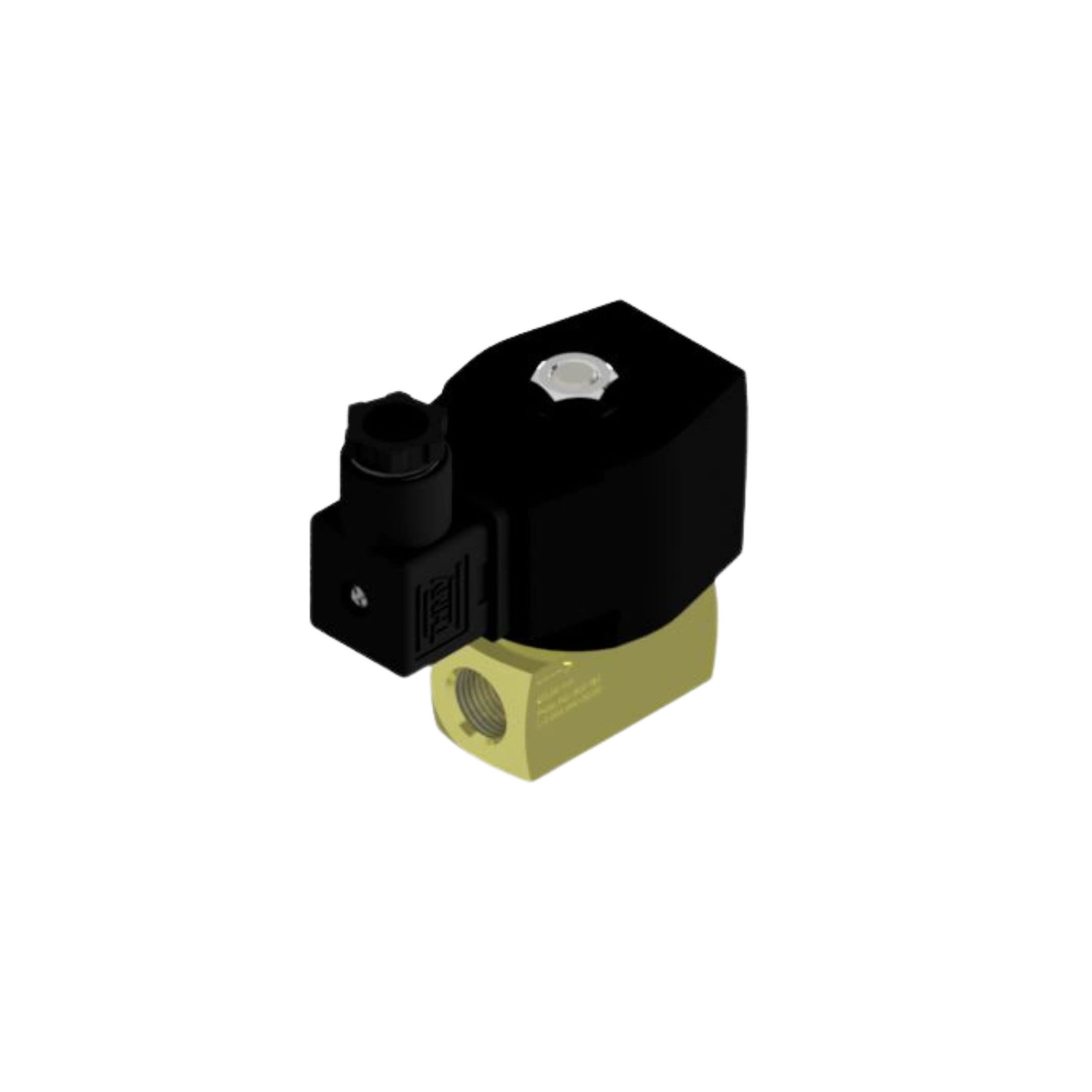 Válvula Solenoide 3/8" npt tensão 220/240v 50/60hz 2/2 vias, nf, para linha bebedouro de aves, compativel para equipamentos plasson e icetar