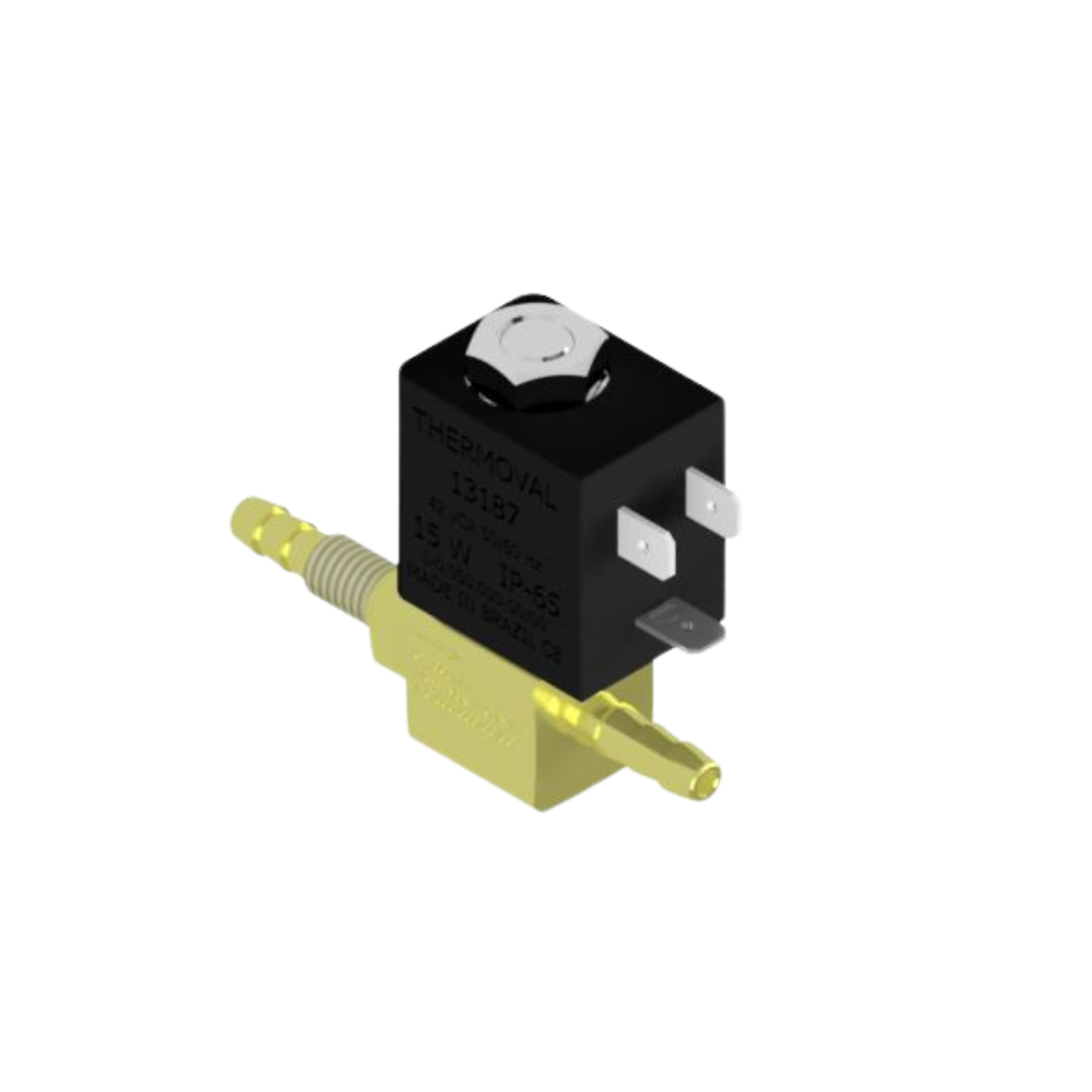 Válvula Solenoide m8x1,25mm com filtrotensão 42v 50/60hz 2/2 vias, nf, para linha máquina de solda, compativel para equipamentos brasolda, bambozzi e esab