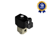 Válvula Solenoide 1/4" NPT 2/2 Vias NA 24 Vcc Linha Industrial