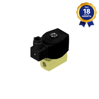 Válvula Solenoide 1/4" NPT 12 Vcc 2/2 Vias NF Alta Pressão Thermoval