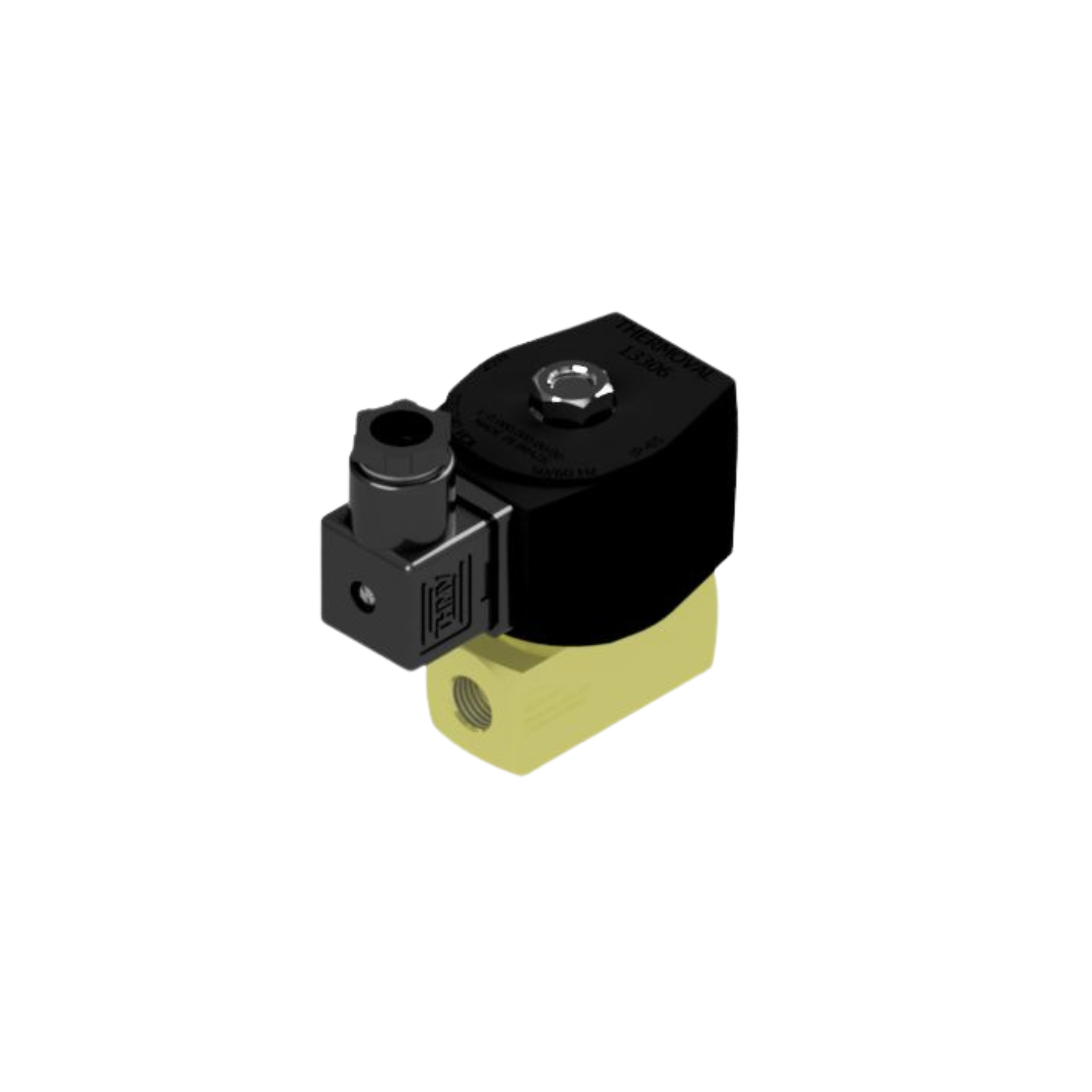 Válvula Solenoide 1/4" npt tensão 220/240v 50/60hz 2/2 vias, nf, para linha de alta pressão e climatização, compativel para equipamentos umibrisa