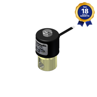Válvula Solenoide 1/4" NPT 24 Vca 2/2 Vias NF Thermoval