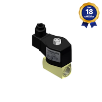 Válvula Solenoide 1/2" BSP 110/127 Vca 2/2 Vias NF Thermoval para Fornos de Pizza e Panificação