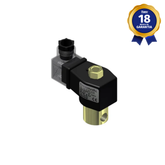 Válvula Solenoide 2/2 Vias 1/4" NPT NA 220 Vca 20 W Latão Thermoval
