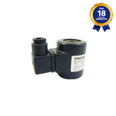 Bobina Solenoide 24 Vcc 50 W DIN 43650A Thermoval para Válvula Industrial
