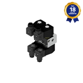 Bloco Manifold Quadruplo 1/4" NPT 220/240 Vca 2/2 Vias NF Thermoval