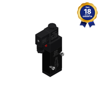 Válvula Pneumática 5/2 Vias Namur 1/4" BSP Simples Solenoide 110/127 Vca Thermoval