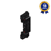 Válvula Pneumática 5/2 Vias Duplo Solenoide 1/4" BSP 24 Vcc Thermoval