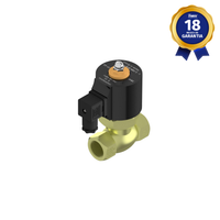 Válvula Solenoide 3/4" BSP 2 Vias NF Servo Operada 24 Vca 30 W para Vapor Thermoval