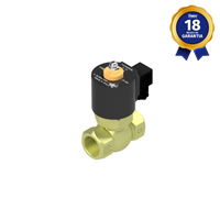 Válvula Solenoide 1" BSP 24 Vcc 2/2 Vias NF Servo Operada para Vapor Thermoval