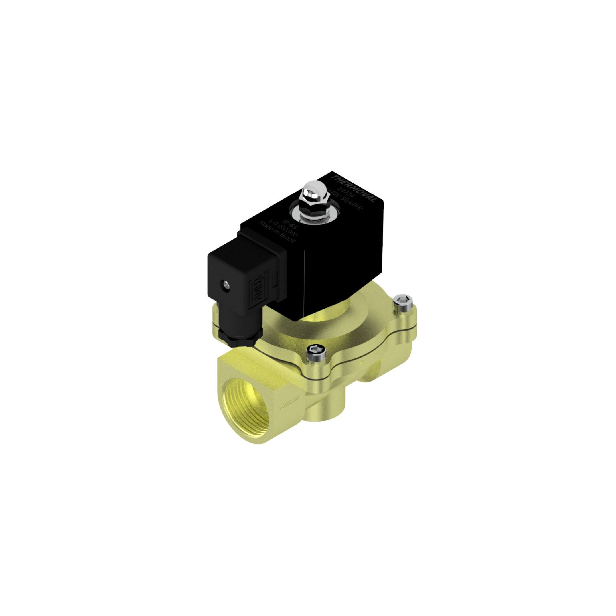 Válvula Solenoide 2 Vias NF de Uso Geral de 1"BSP
