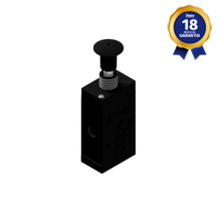 Válvula Pneumática 3/2 Vias 1/8" BSP Knobs NF Thermoval
