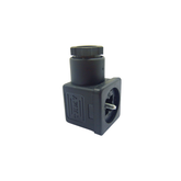 Conector Din 43650A Thermoval para Bobina Solenoide Preto