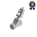 Válvula Angular 2" BSP Inox 316 2/2 Vias NF Acionamento Pneumático Thermoval