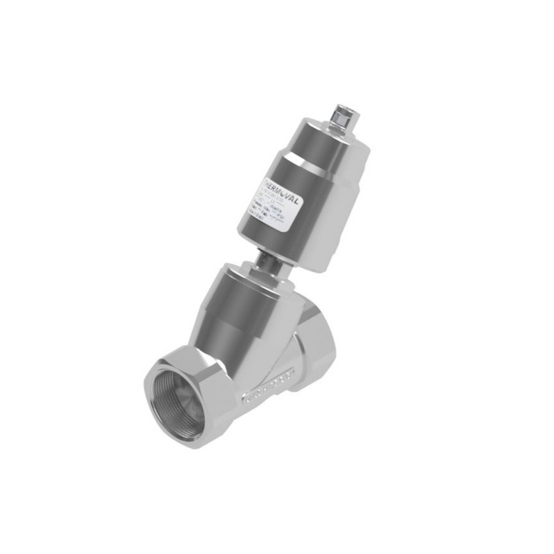 Válvula Angular Inox 2" para  Seção do Tanque de Vinhaça