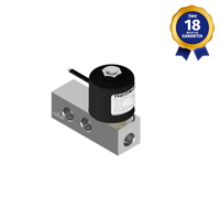 Válvula Solenoide 1/4" BSP 2/2 Vias NF 220/240 Vca Viton Thermoval