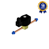 Válvula Solenoide 2/2 Vias NF 3/8" ODF 220/240 Vca Linha Refrigeração Thermoval