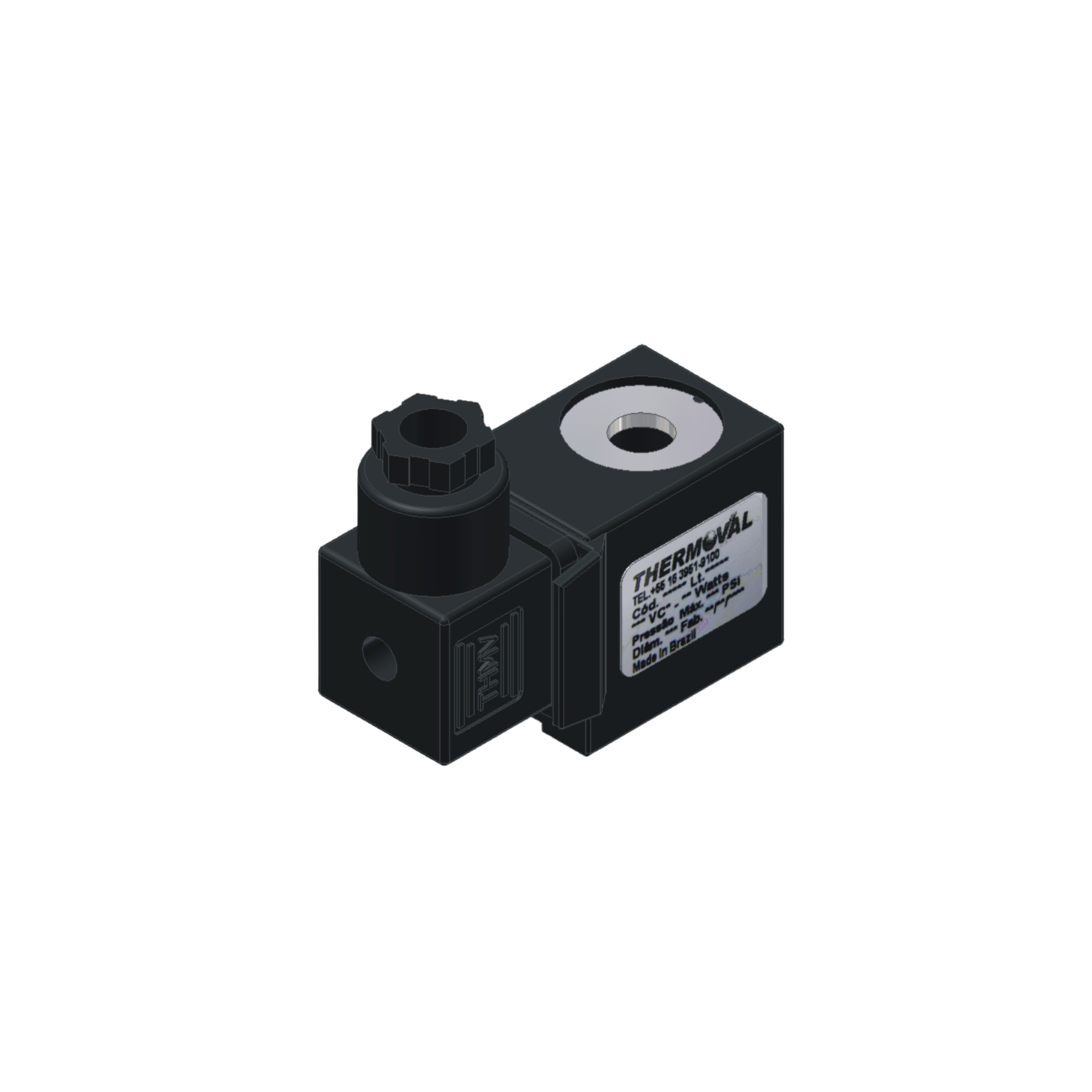 Bobina Solenoide Thermoval tensão 220/240v 50/60hz linha industrial
