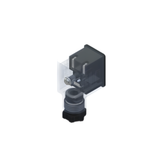 Conector DIN 43650B com LED Thermoval para Bobina Solenoide AC