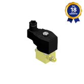 Válvula Solenoide 2/2 Vias NF 5/8" UNF x 3/8" Tubo 12 Vcc Alta Vazão Thermoval