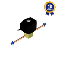 Válvula Solenoide 2/2 Vias 1/4" NF 220/240 Vca para Refrigeração Thermoval