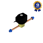 Válvula Solenoide 2/2 Vias NF 3/8" OD 220 Vca Thermoval para Refrigeração