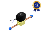 Válvula Solenoide Thermoval 3/8" 2/2 Vias NF Servo Operada 24 Vcc para Refrigeração