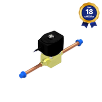 Válvula Solenoide 2/2 Vias NF 3/8" OD 220/240 Vca Alta Vazão Thermoval
