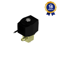 Válvula Solenoide 2/2 Vias NF 7/16" UNF 220/240 Vca para Refrigeração Thermoval