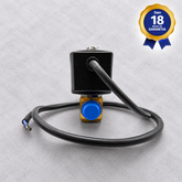 Válvula Solenoide 3/8" 2 Vias NF 12 Vcc Linha Automotiva Para Refrigeração EVR3 - Imagem 2